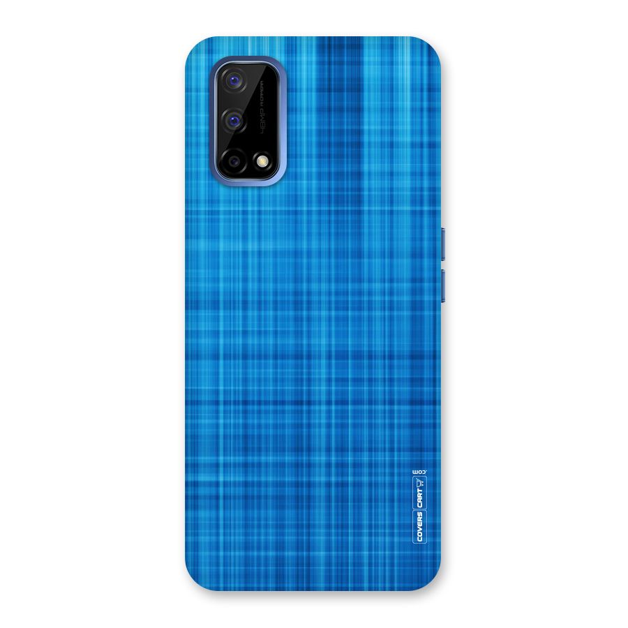 Stripe Blue Abstract Back Case for Realme Narzo 30 Pro