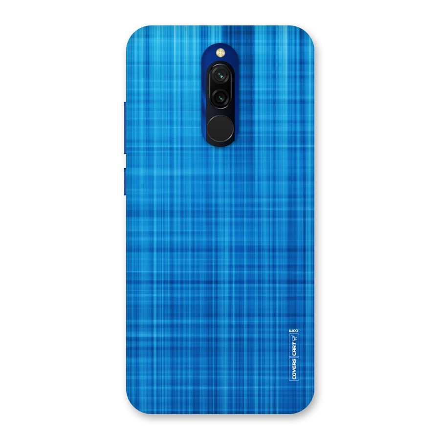 Stripe Blue Abstract Back Case for Redmi 8