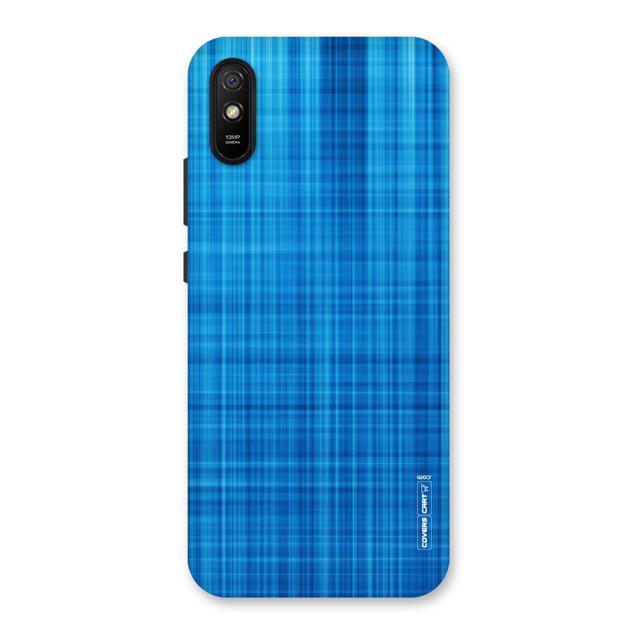Stripe Blue Abstract Back Case for Redmi 9A