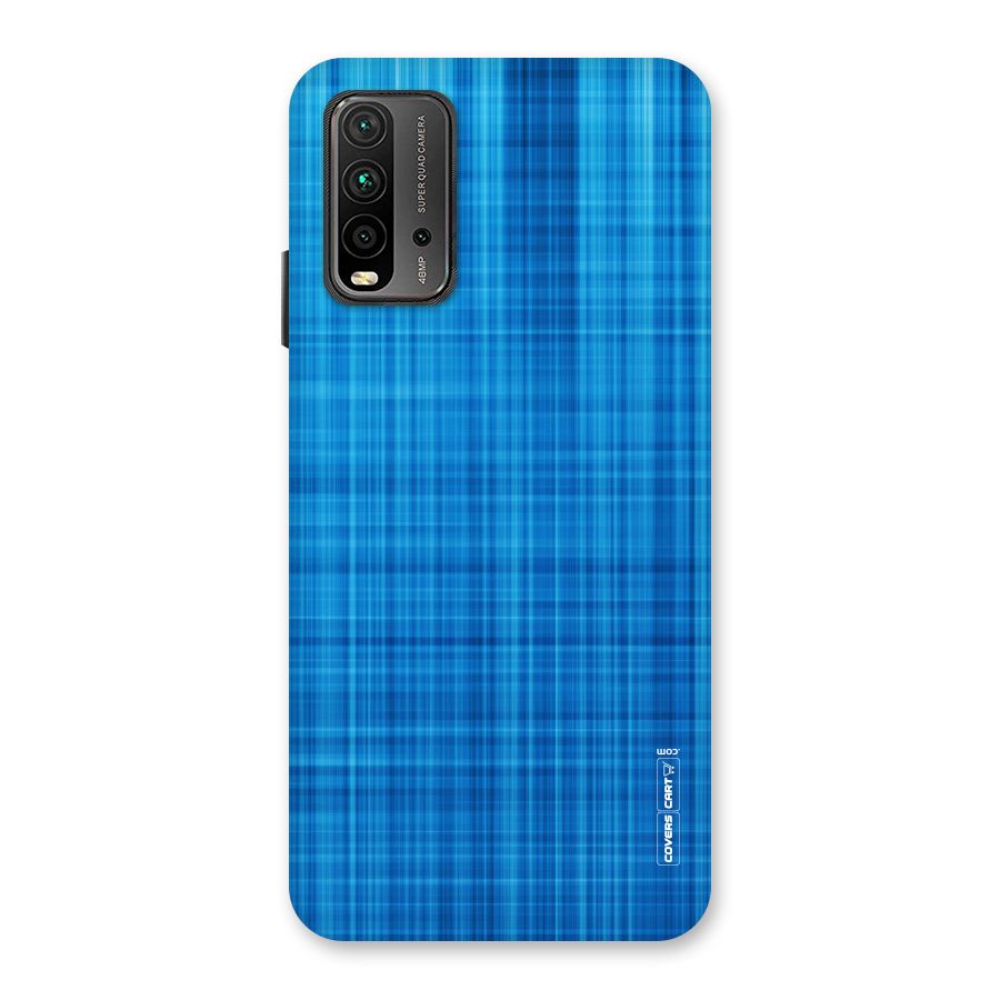Stripe Blue Abstract Back Case for Redmi 9 Power