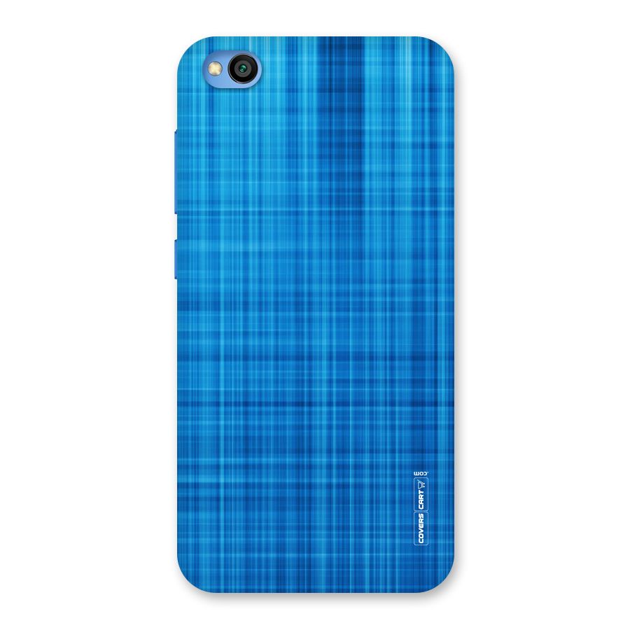 Stripe Blue Abstract Back Case for Redmi Go