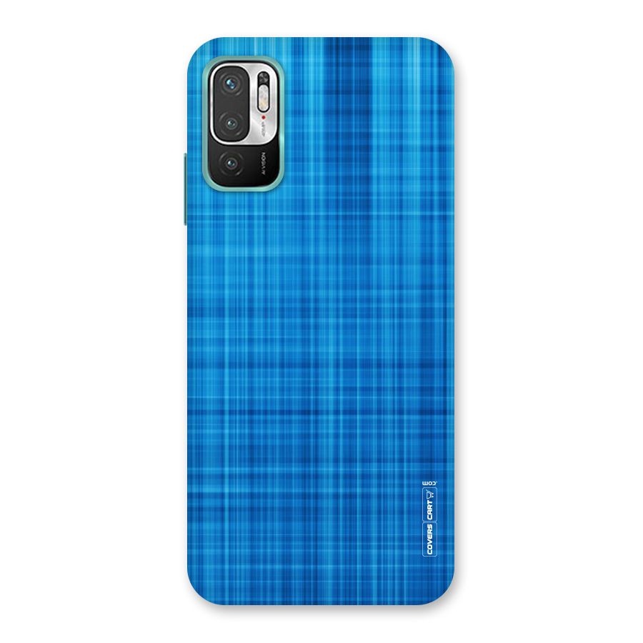 Stripe Blue Abstract Back Case for Redmi Note 10T 5G