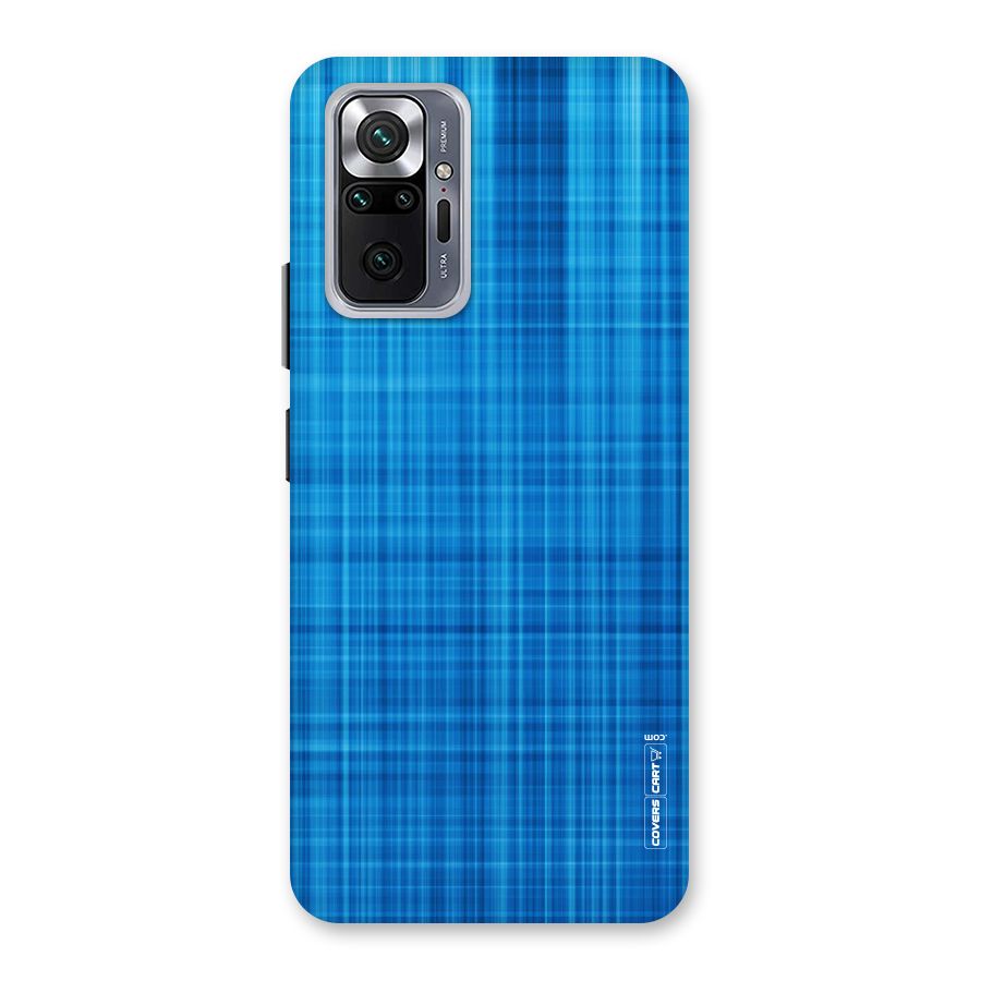 Stripe Blue Abstract Back Case for Redmi Note 10 Pro Max