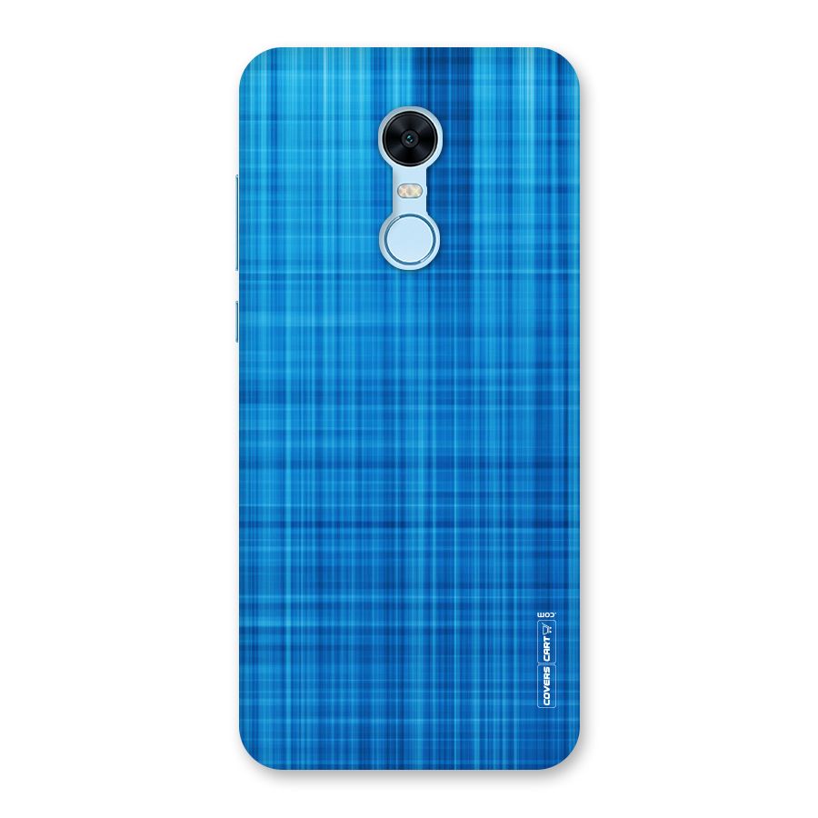 Stripe Blue Abstract Back Case for Redmi Note 5