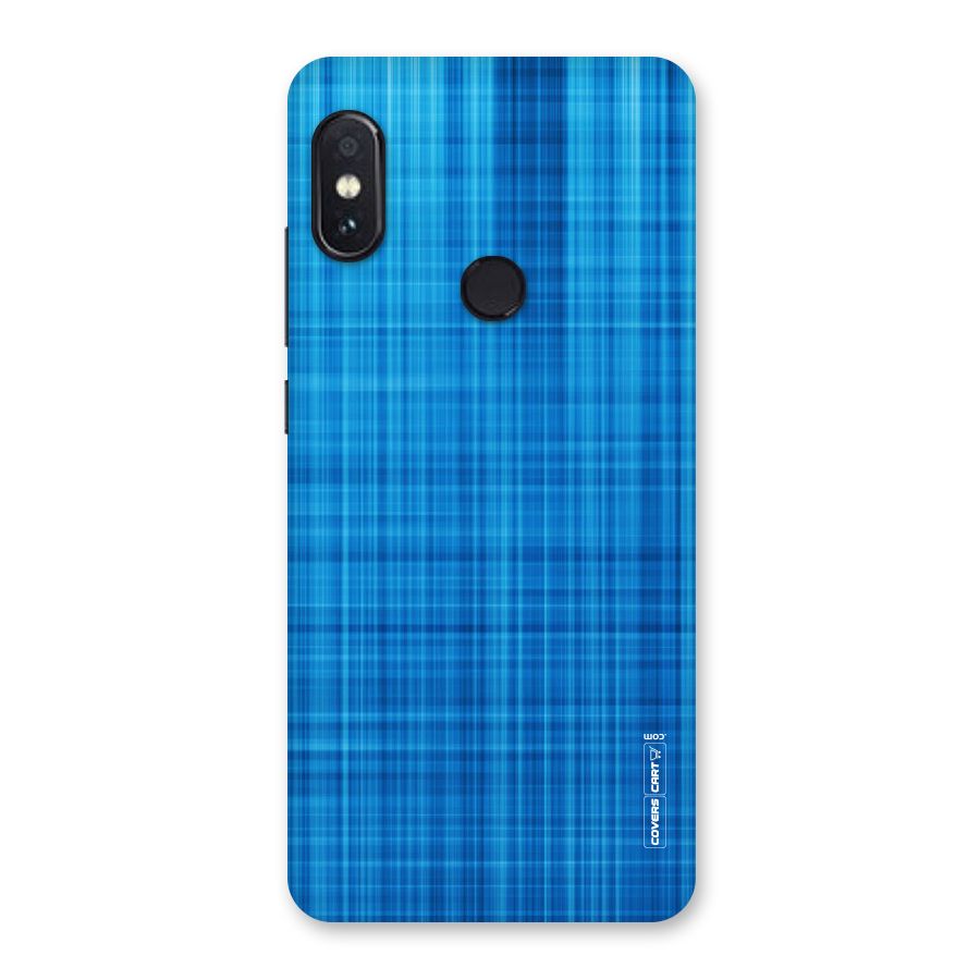 Stripe Blue Abstract Back Case for Redmi Note 5 Pro