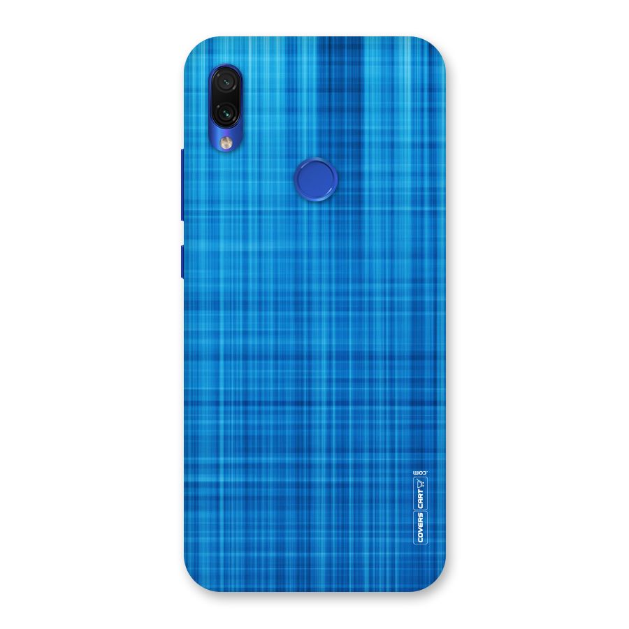Stripe Blue Abstract Back Case for Redmi Note 7S