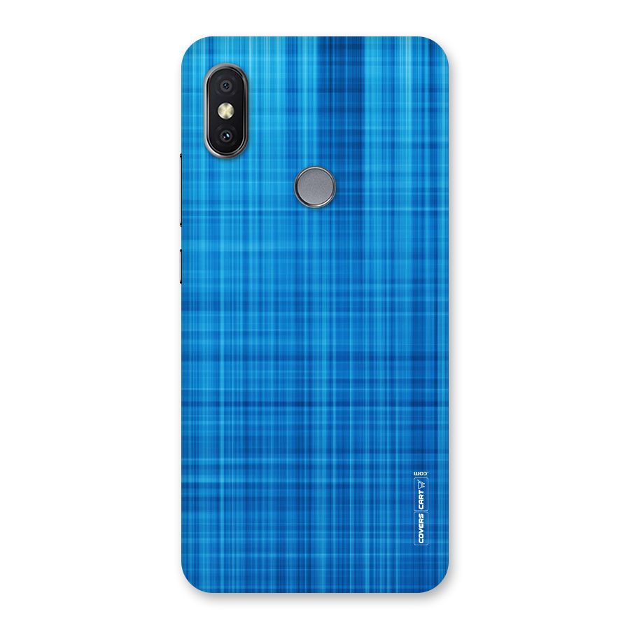 Stripe Blue Abstract Back Case for Redmi Y2