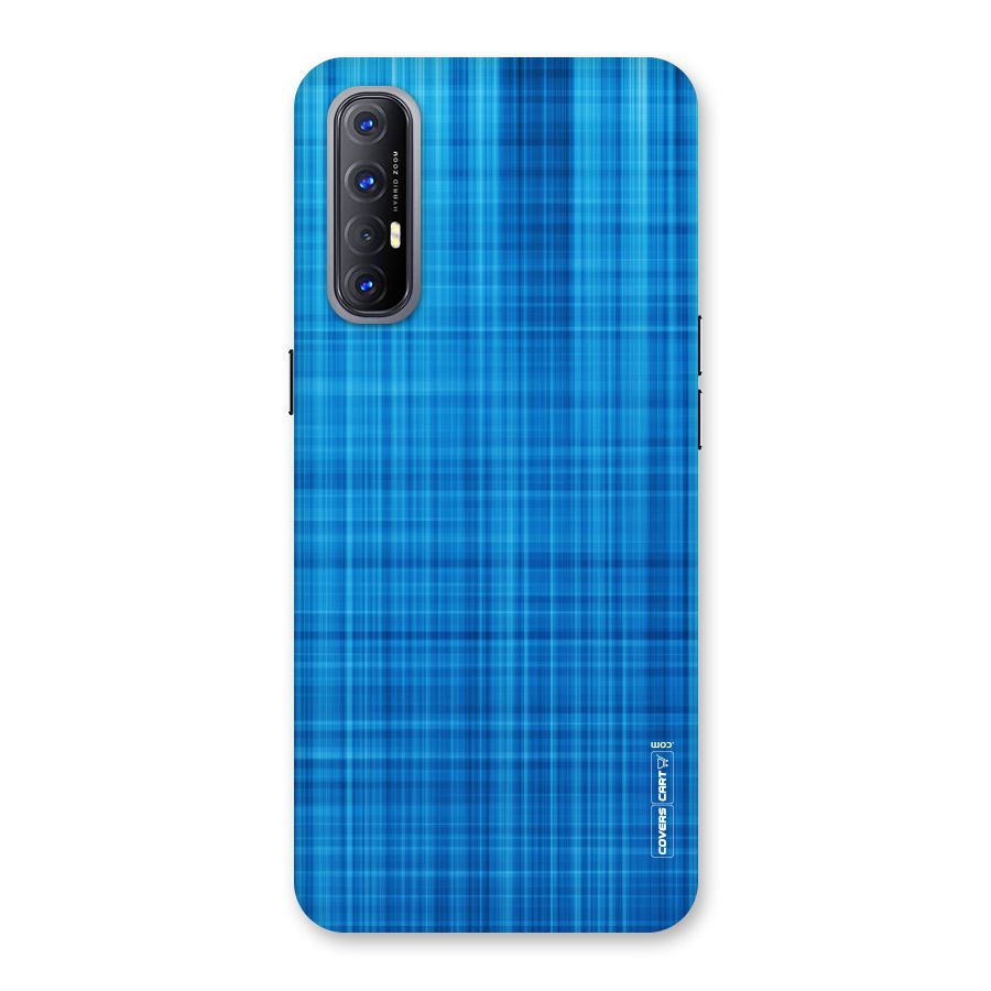 Stripe Blue Abstract Back Case for Reno3 Pro