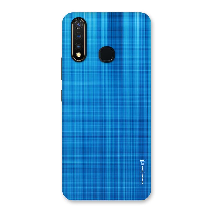 Stripe Blue Abstract Back Case for Vivo U20