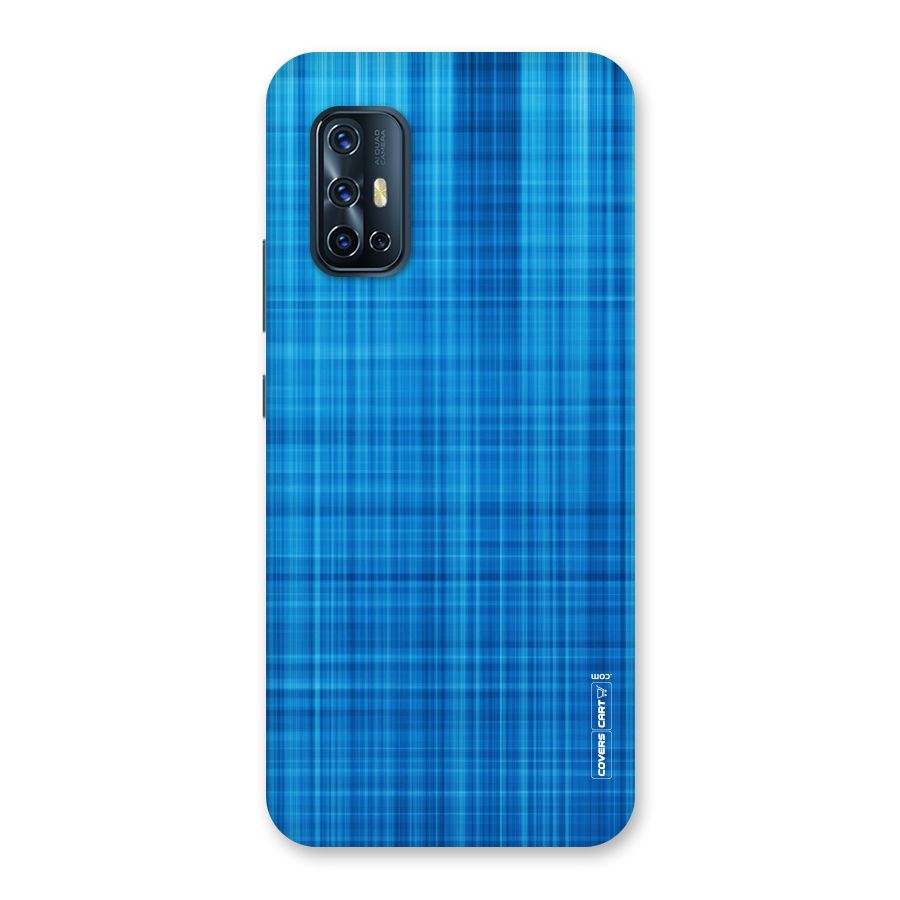 Stripe Blue Abstract Back Case for Vivo V17