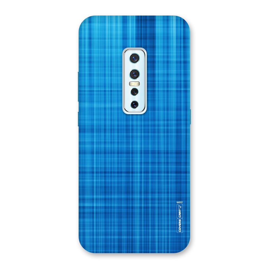 Stripe Blue Abstract Back Case for Vivo V17 Pro