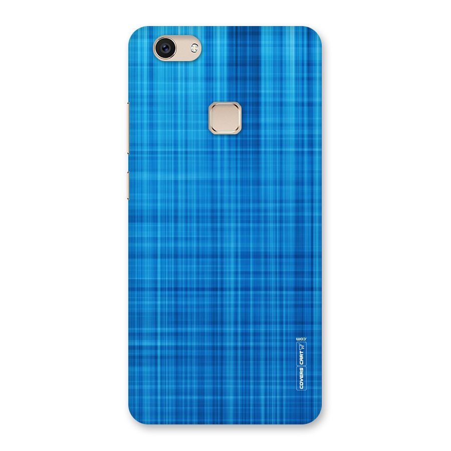 Stripe Blue Abstract Back Case for Vivo V7
