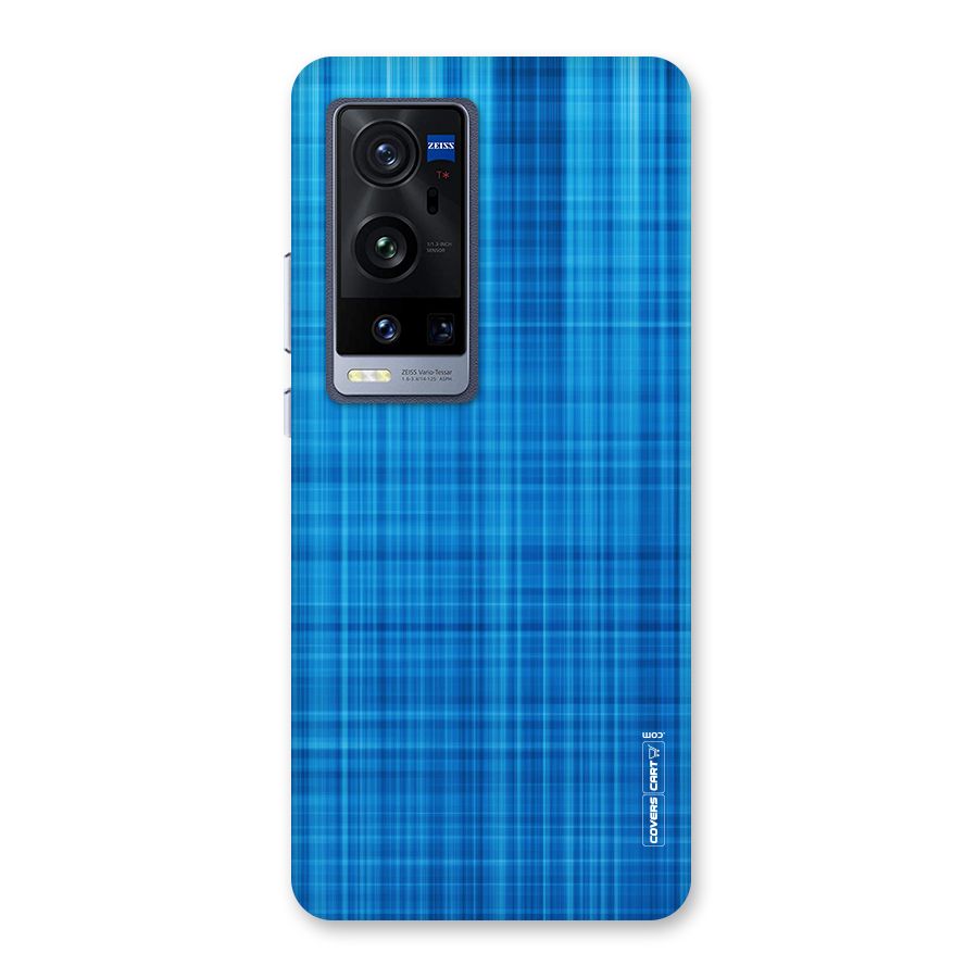 Stripe Blue Abstract Back Case for Vivo X60 Pro Plus
