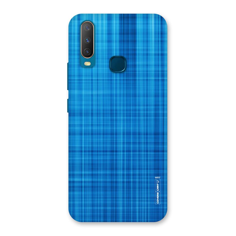Stripe Blue Abstract Back Case for Vivo Y17