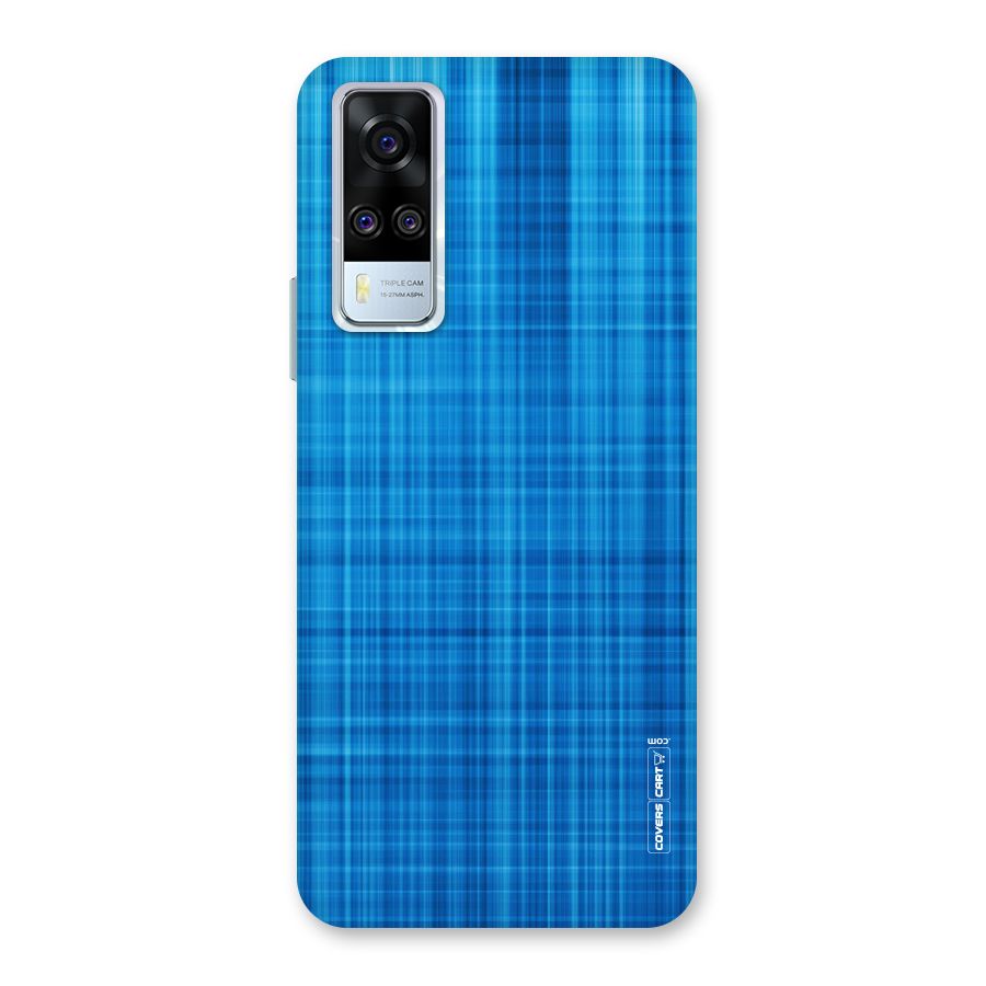 Stripe Blue Abstract Back Case for Vivo Y31