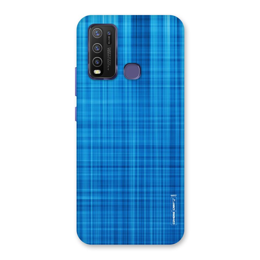 Stripe Blue Abstract Back Case for Vivo Y50