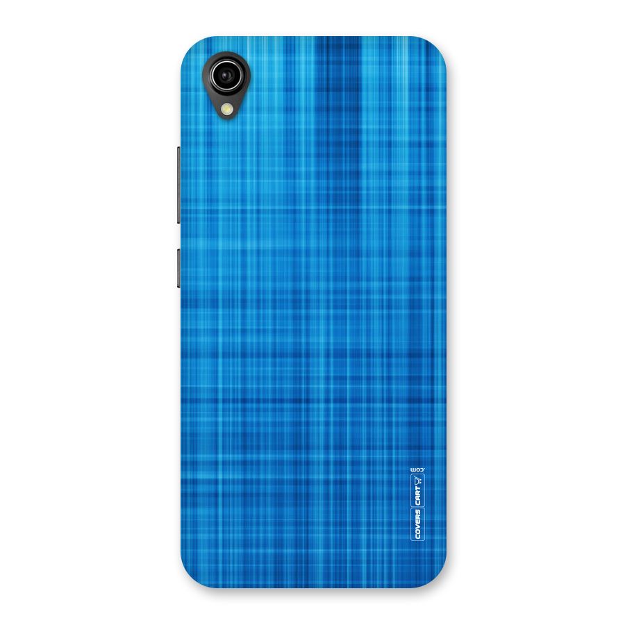 Stripe Blue Abstract Back Case for Vivo Y90