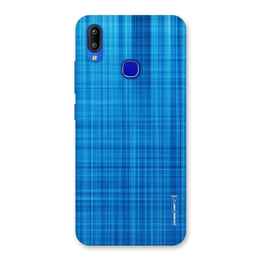 Stripe Blue Abstract Back Case for Vivo Y91