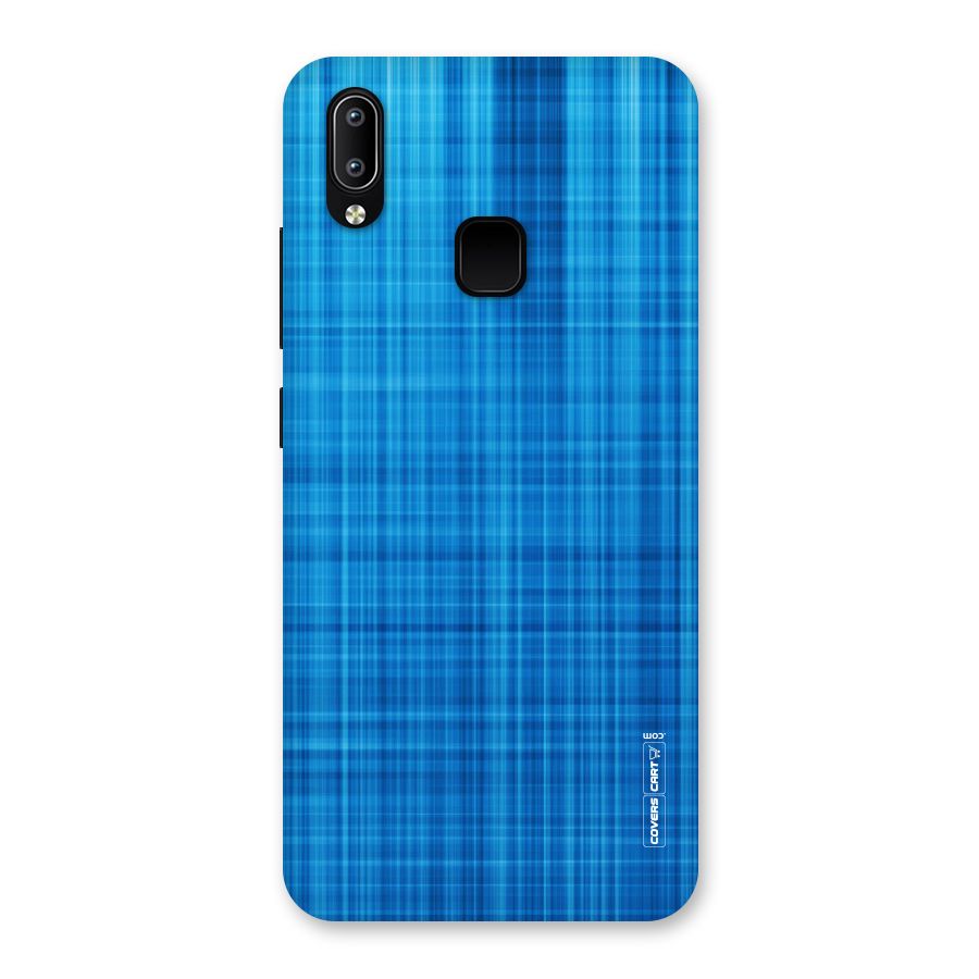 Stripe Blue Abstract Back Case for Vivo Y93