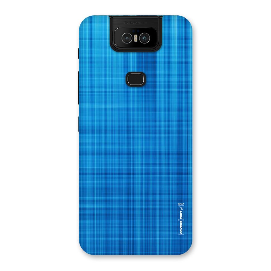 Stripe Blue Abstract Back Case for Zenfone 6z