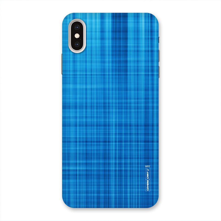 Stripe Blue Abstract Back Case for iPhone XS Max