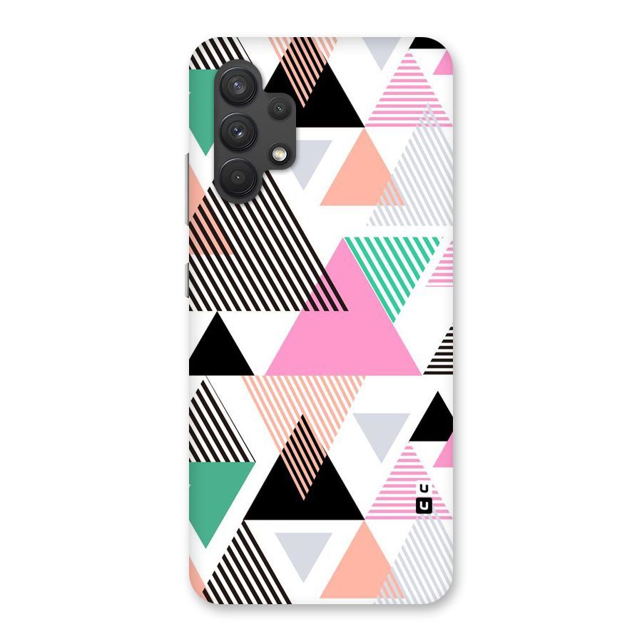 Stripes Abstract Colors Back Case for Galaxy A32