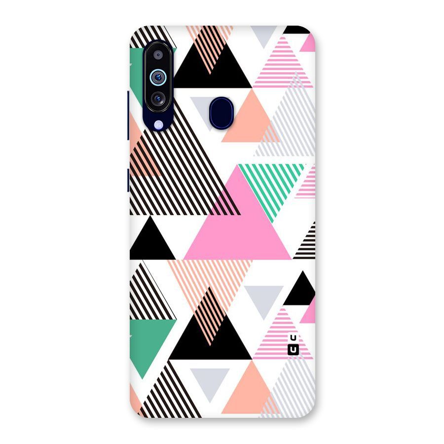 Stripes Abstract Colors Back Case for Galaxy A60