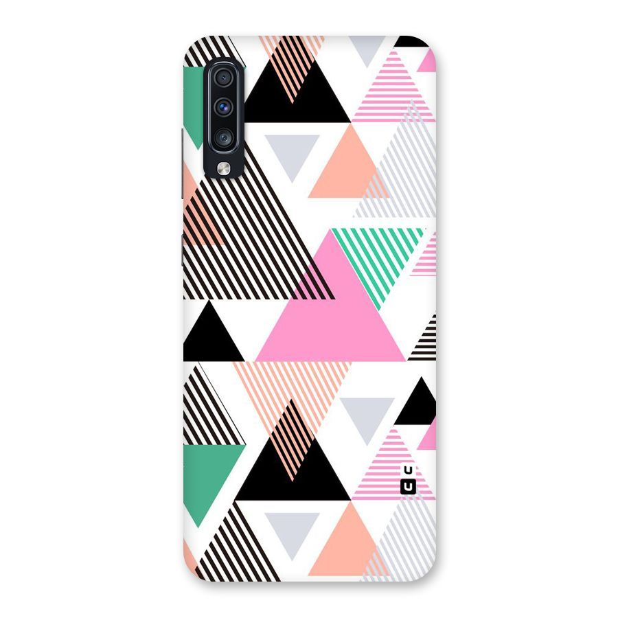Stripes Abstract Colors Back Case for Galaxy A70