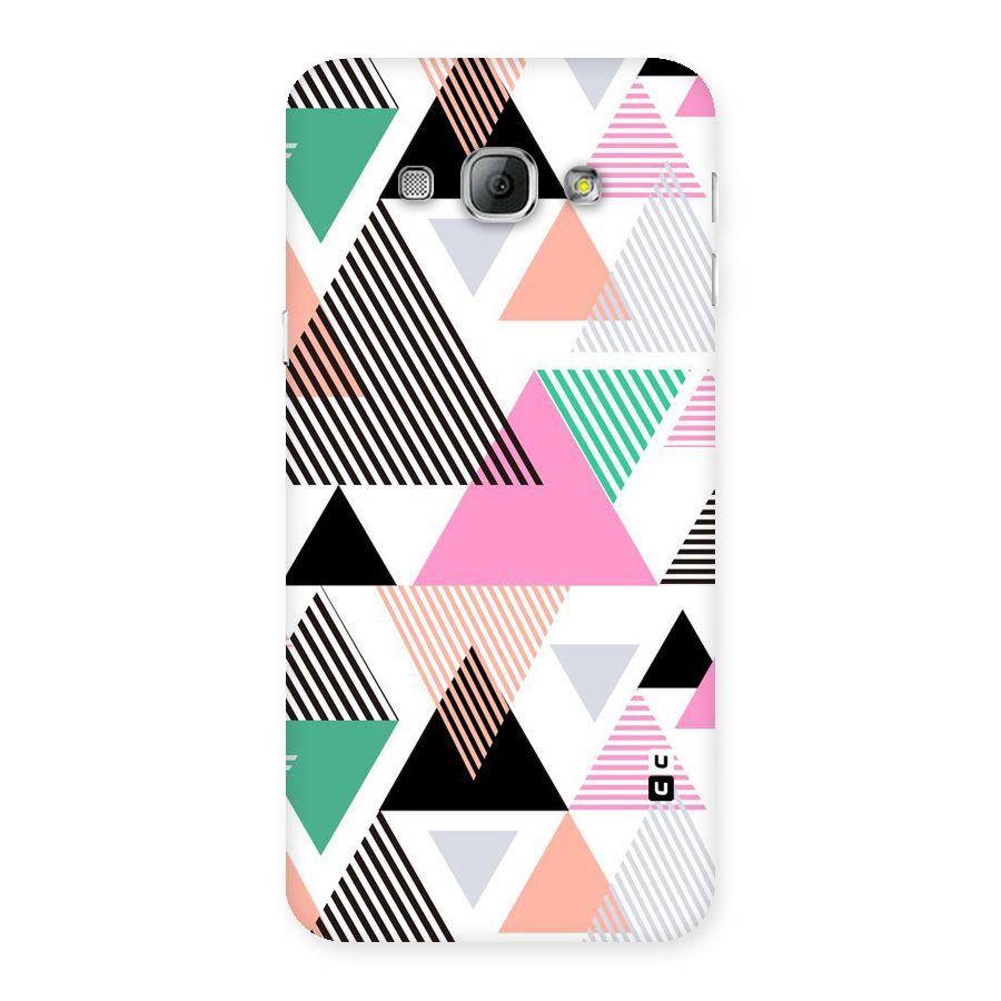 Stripes Abstract Colors Back Case for Galaxy A8