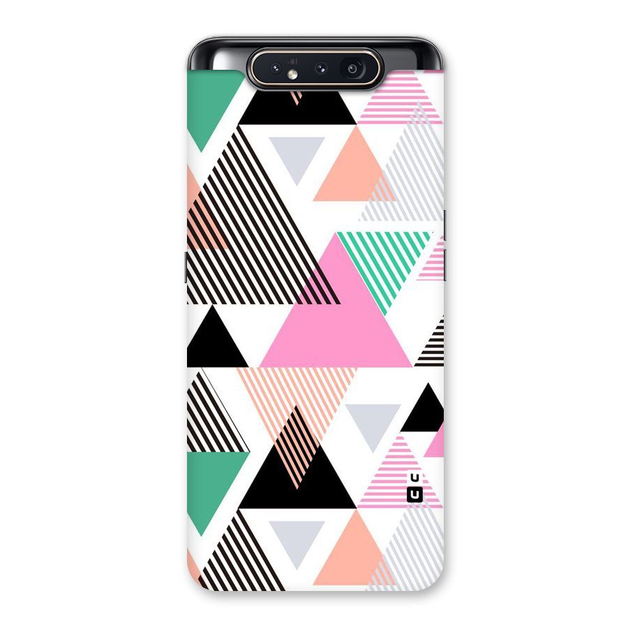 Stripes Abstract Colors Back Case for Galaxy A80
