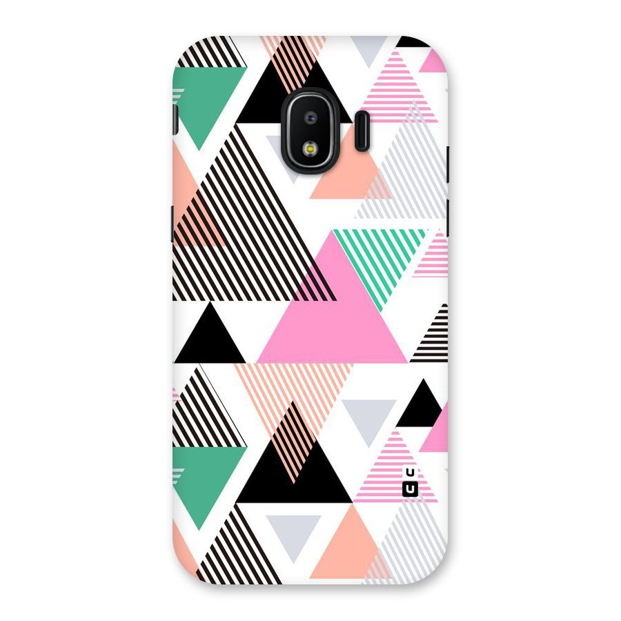 Stripes Abstract Colors Back Case for Galaxy J2 Pro 2018