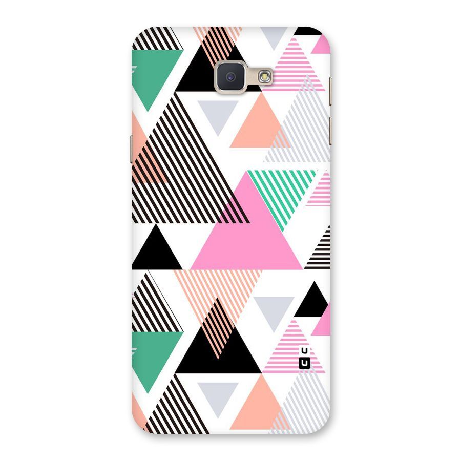 Stripes Abstract Colors Back Case for Galaxy J5 Prime