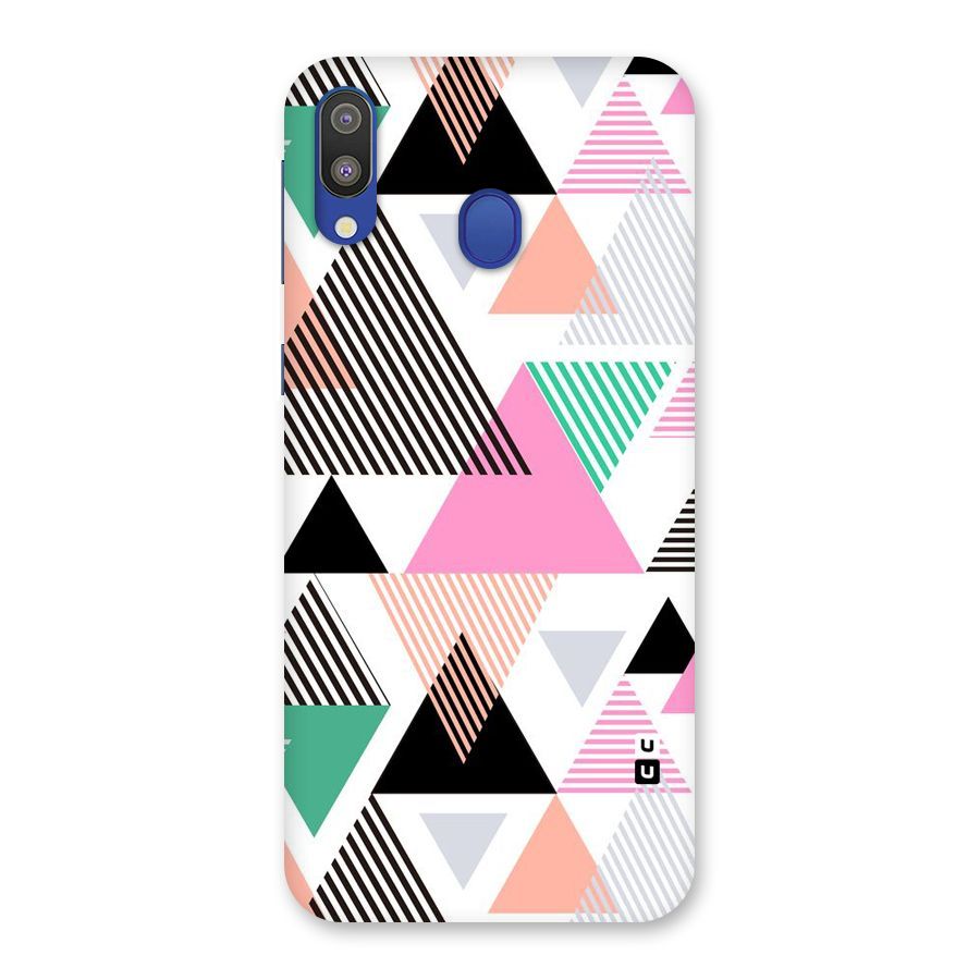 Stripes Abstract Colors Back Case for Galaxy M20