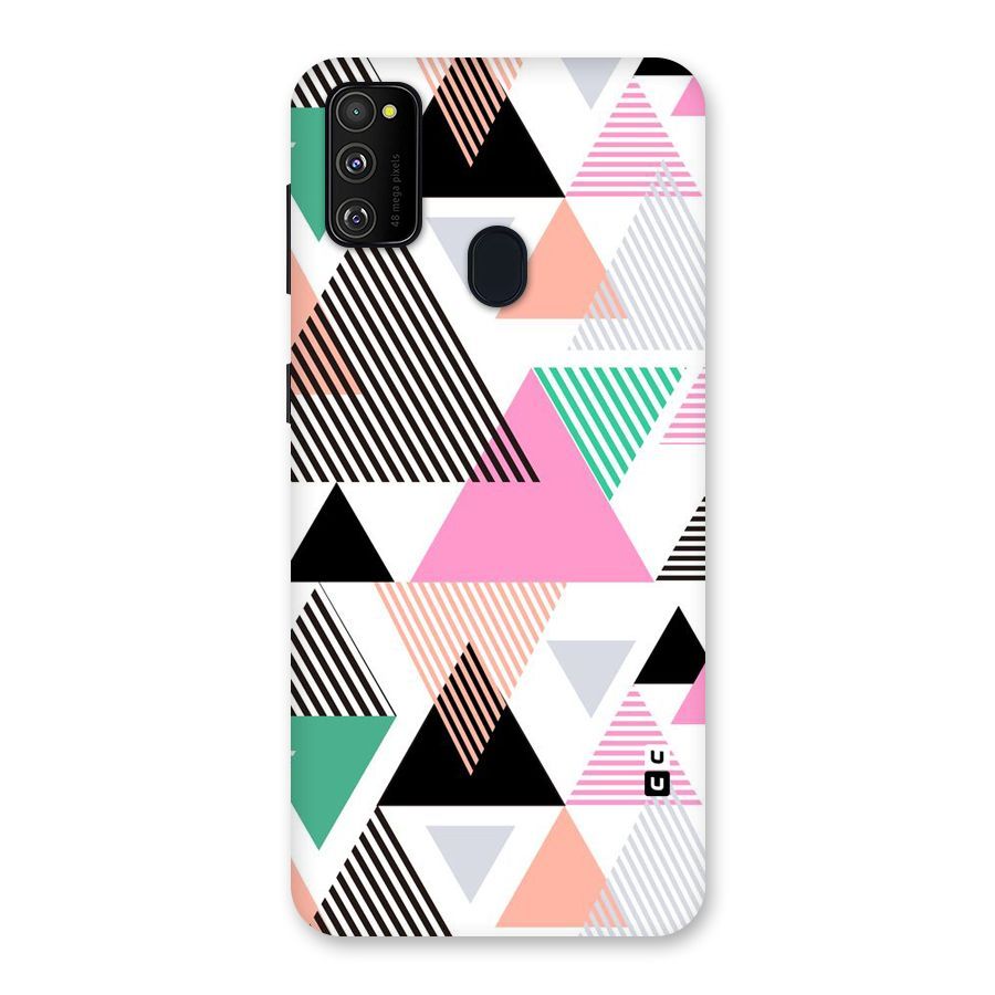 Stripes Abstract Colors Back Case for Galaxy M30s