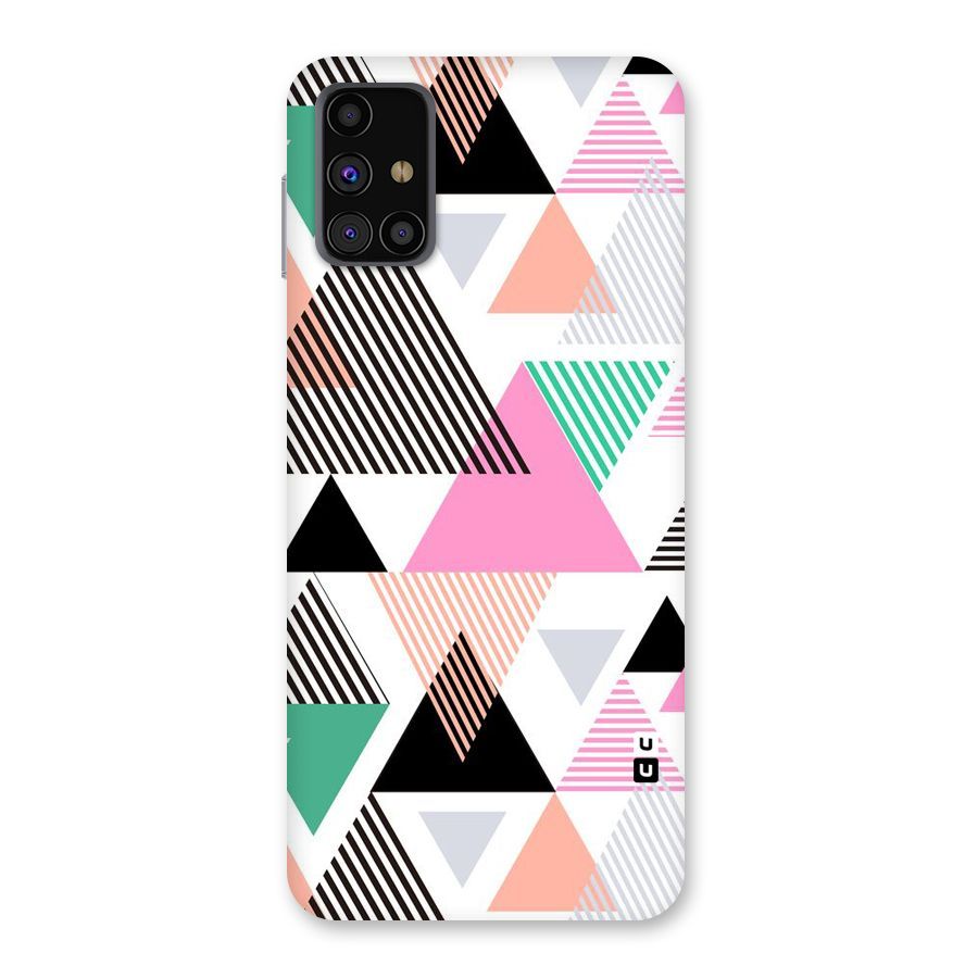 Stripes Abstract Colors Back Case for Galaxy M31s