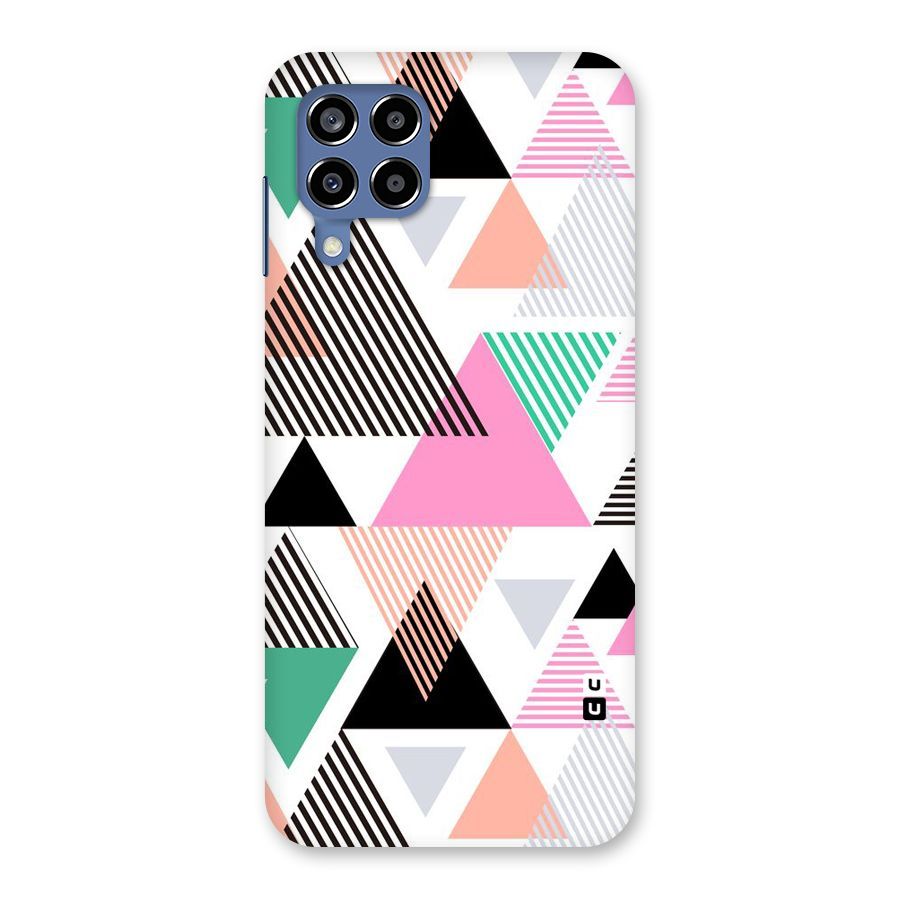 Stripes Abstract Colors Back Case for Galaxy M53 5G