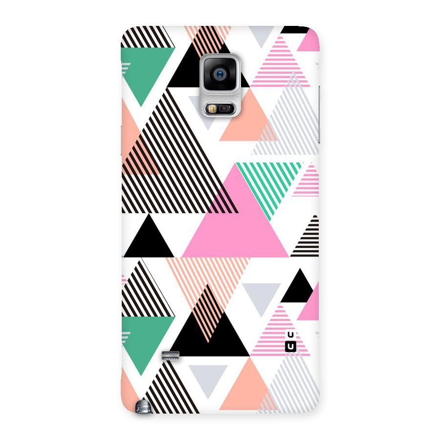 Stripes Abstract Colors Back Case for Galaxy Note 4