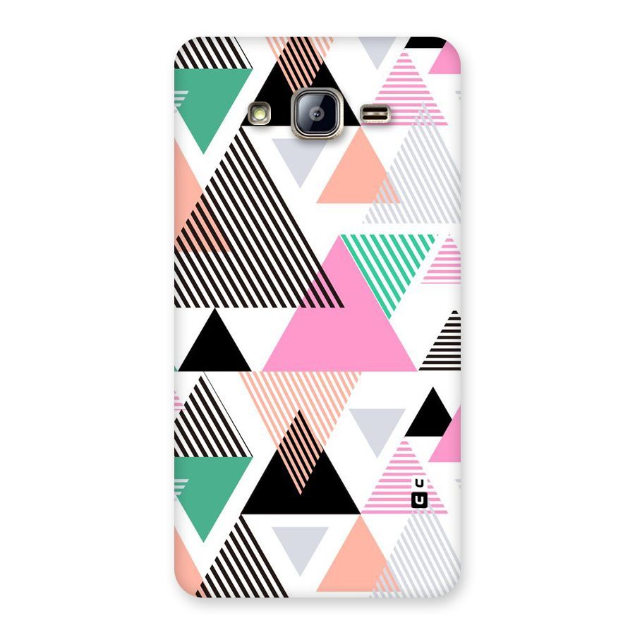 Stripes Abstract Colors Back Case for Galaxy On5