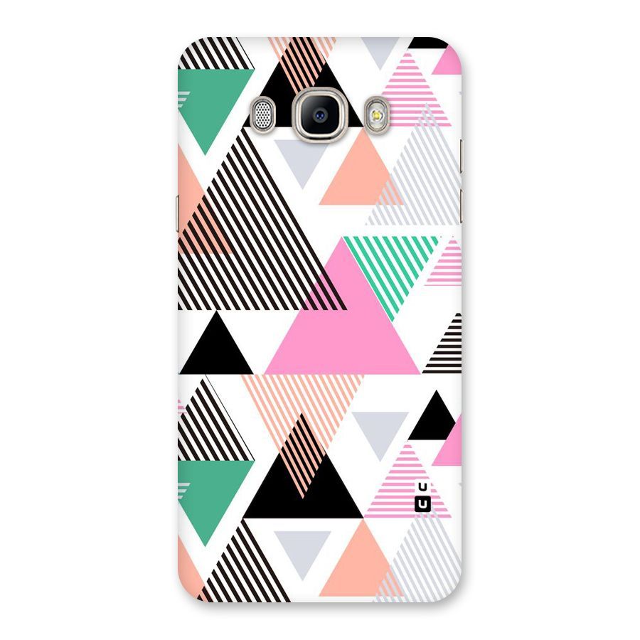 Stripes Abstract Colors Back Case for Galaxy On8