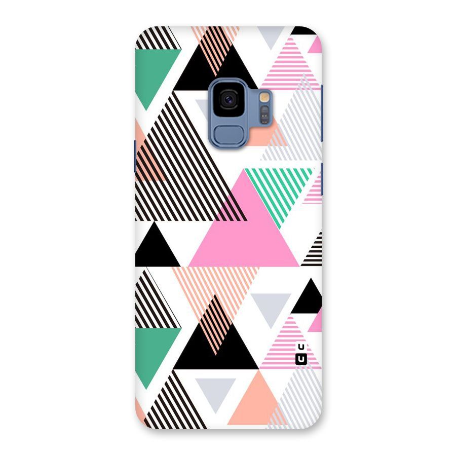 Stripes Abstract Colors Back Case for Galaxy S9