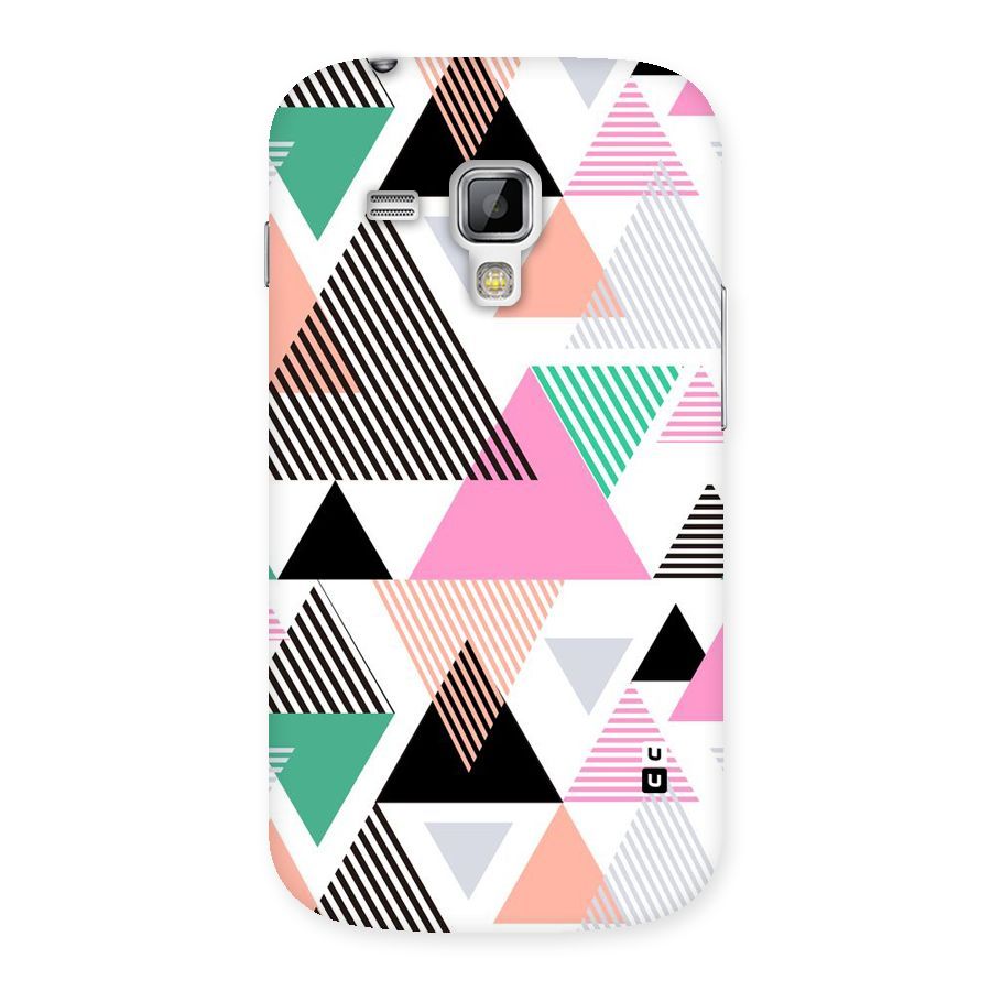 Stripes Abstract Colors Back Case for Galaxy S Duos
