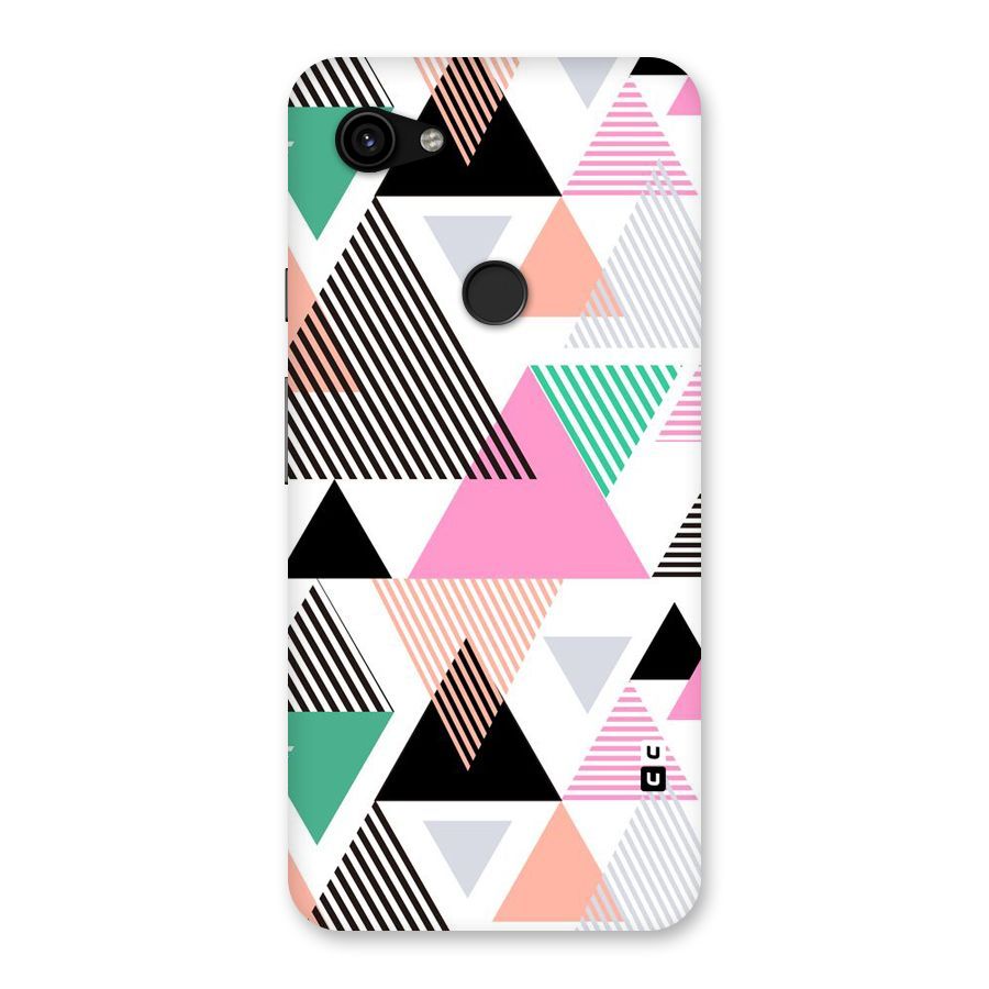 Stripes Abstract Colors Back Case for Google Pixel 3a XL