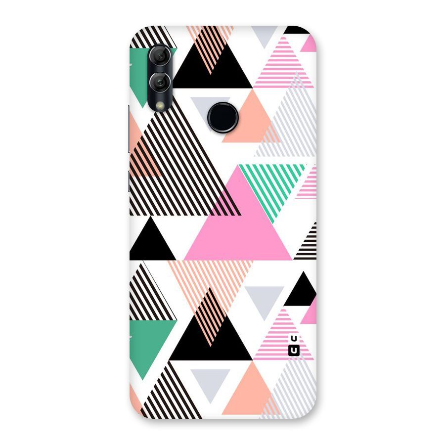Stripes Abstract Colors Back Case for Honor 10 Lite