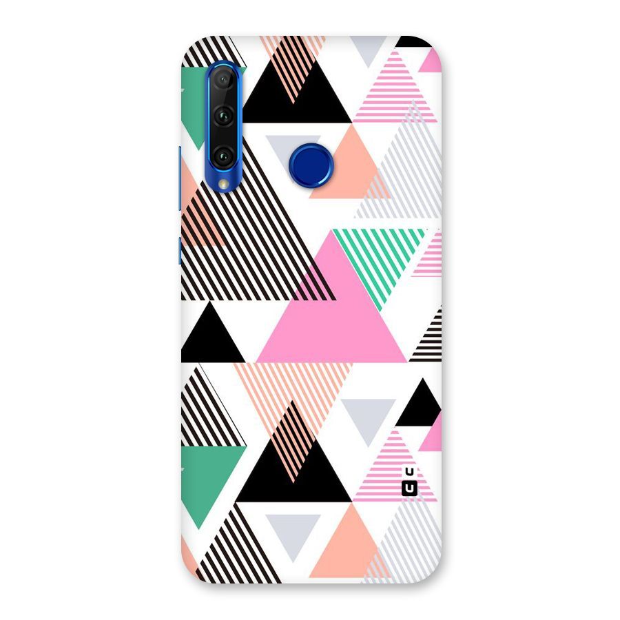 Stripes Abstract Colors Back Case for Honor 20i