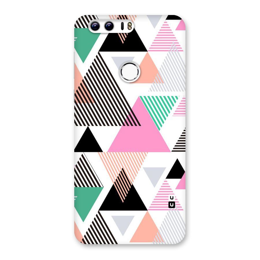 Stripes Abstract Colors Back Case for Honor 8