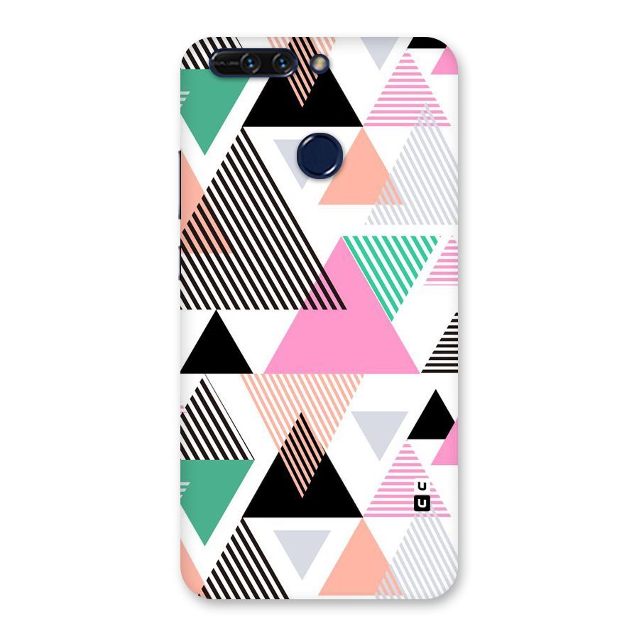 Stripes Abstract Colors Back Case for Honor 8 Pro