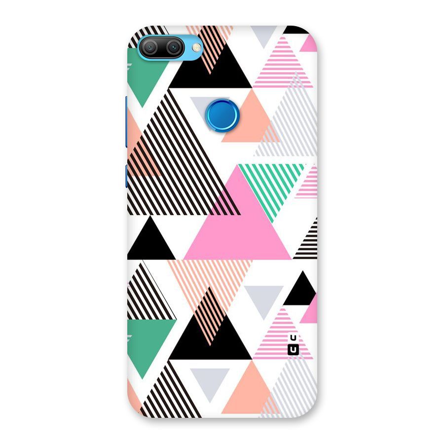 Stripes Abstract Colors Back Case for Honor 9N