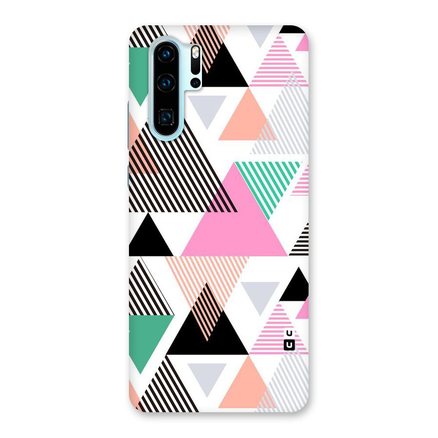 Stripes Abstract Colors Back Case for Huawei P30 Pro