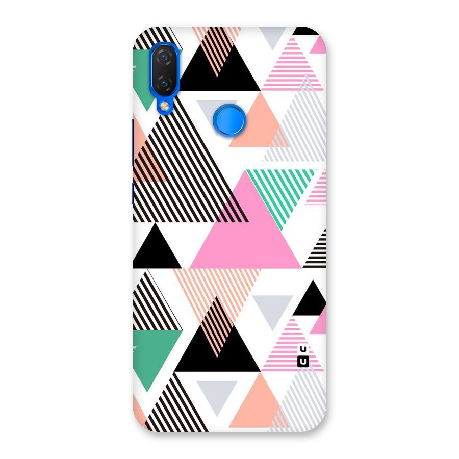 Stripes Abstract Colors Back Case for Huawei P Smart+