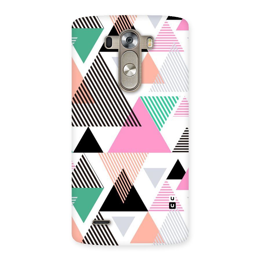Stripes Abstract Colors Back Case for LG G3
